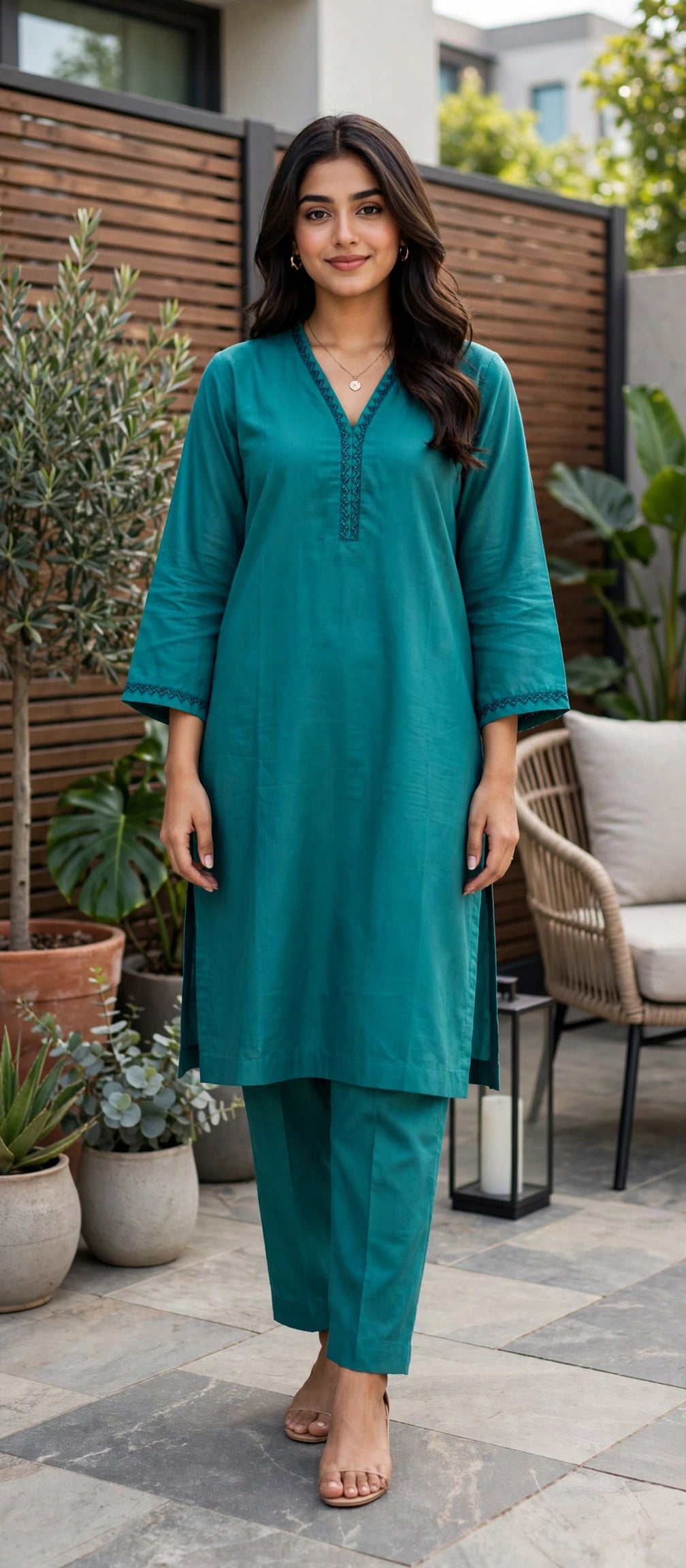 Teal Elegance