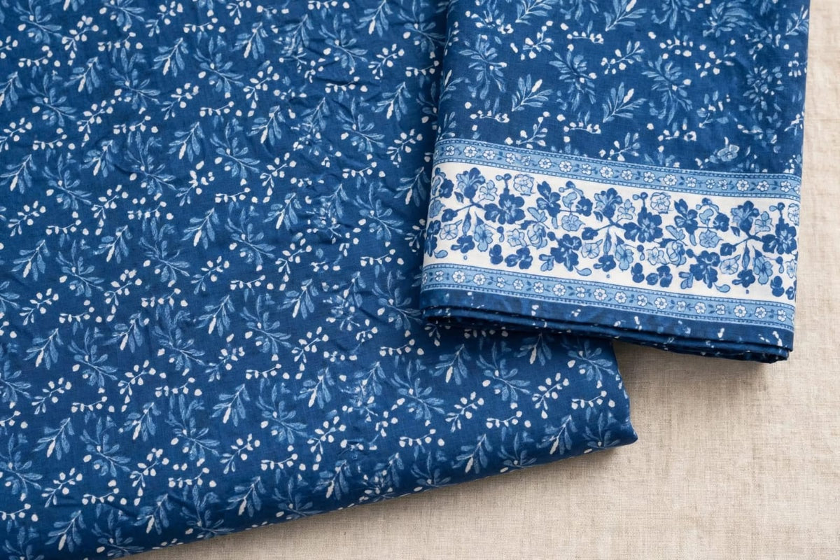 Indigo Garden Printed 3-Piece Suit