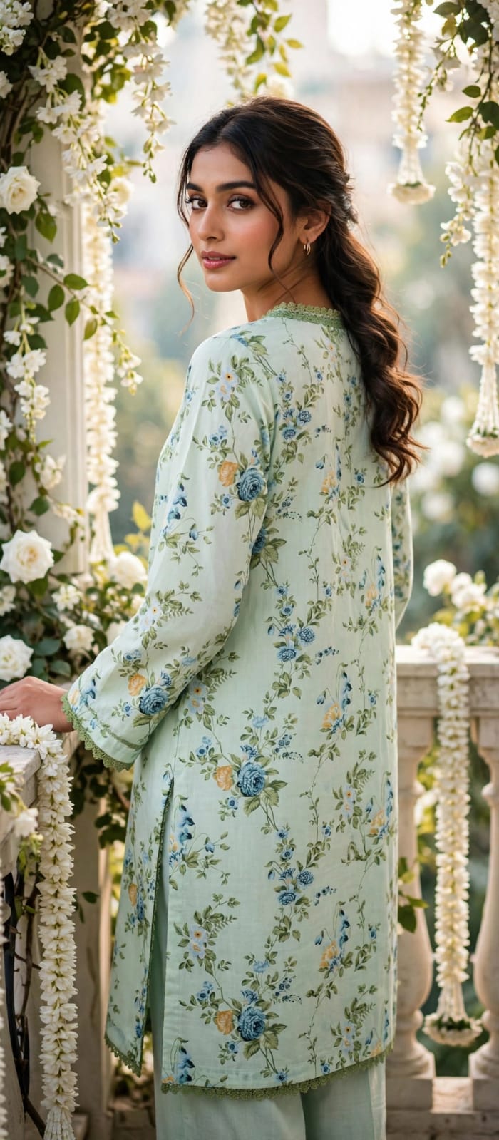 Feroza Bloom – 2-Piece Printed Lawn Co-ord Set