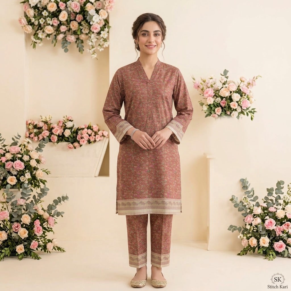 Rust Floral Elegance