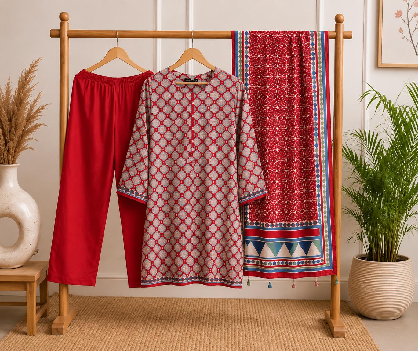 Laal Noor Signature Lawn Set